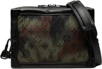 Louis Vuitton Pre-owned Camouflage Soft Trunk - unisex - Vintage Schoudertas - Groen - ONE Size - Nylon - Vintage