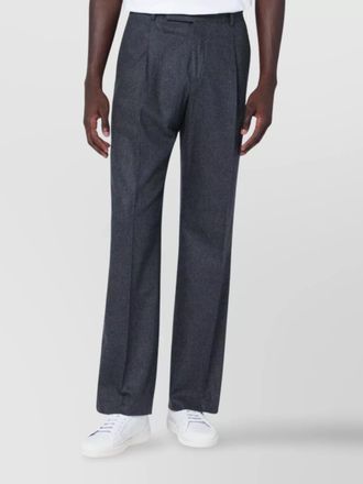 Pantaloni Torino wool and cashmere straight-leg trousers