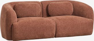 Sklum Sof&aacute; Modular De 2 Piezas En Chenilla Coquette Sklum