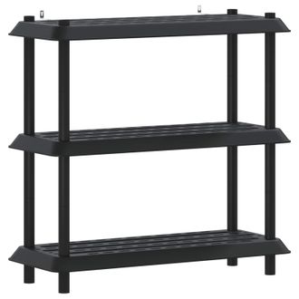 vidaXL Estanter&iacute;a 3 Niveles 100 X 40 X 96 Cm Pp Gris Antracita Vidaxl