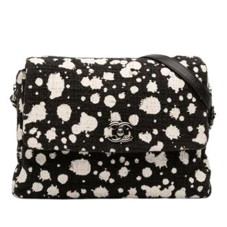 Chanel Pre-owned Painted Tweed Crossbody - Dames - Pre-owned - Veelkleurig - Maat: ONE Size Tweed