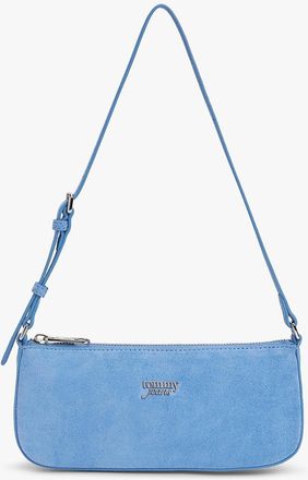 Tommy Hilfiger Womens Tommy Jeans Suede Shoulder Bag - Blue - OS