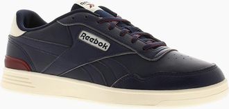 Reebok Mens Reebok Mens Trainers Court Advance Clip Leather Lace Up vector navy chalk UK Siz - Blue - Size: 8.5