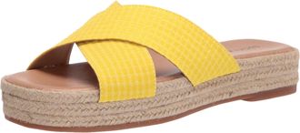 Lucky Brand Gayte Wedge Sandal Maize LK-GAYTE-740 Womens