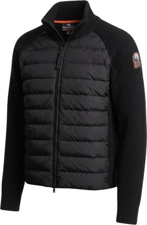 Parajumpers Olmo Hybrid Knit Jas - Heren - Zomerjassen - Zwart - XL - Wol - Jassen