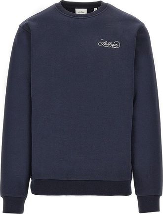 Les Deux Cotton sweatshirt with logo print Man XL