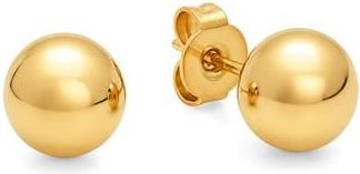 Steeltime 18k Gold Plated Ball Stud Earrings at Nordstrom Rack