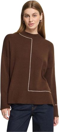 Ichi Maglieria - - Knitwear - Donna - Marrone - 2XL