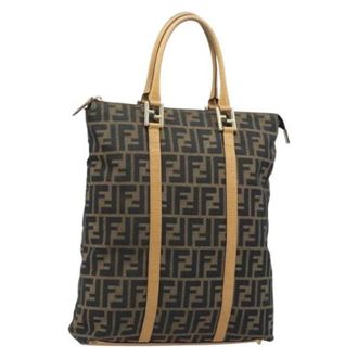 Fendi Pre-owned Tote Bag - Dames - Vintage Shopper - Bruin - ONE Size - Leer - Vintage