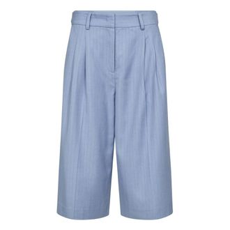 Co'Couture Bermuda Shorts - Dames - Korte Broeken - Blauw - M - Polyester - Korte Broeken