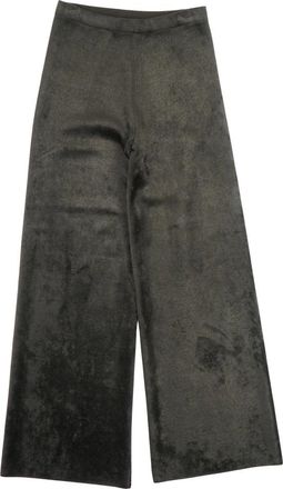 D.exterior Wide Trousers, female, Green, Size: S Wide Trousers