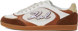 Karl Lagerfeld Kandidate Signia sneakers met borduurwerk - Bruin