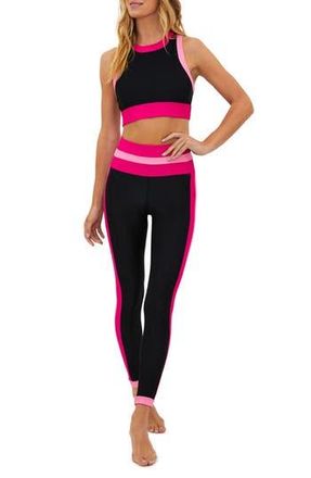 Beach Riot Melina Rib Colorblock High Waist Leggings in Amour Colorblock at Nordstrom Rack, Size X-Small