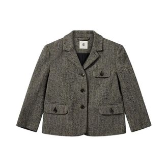 The Garment York Fitted Jacket - Dames - Jassen - Bruin - Maat: XS Katoen
