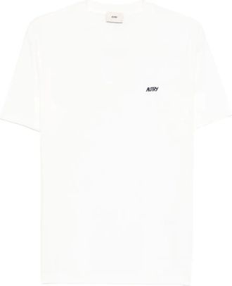 Autry logo T-shirt - men - Cotton - M - White