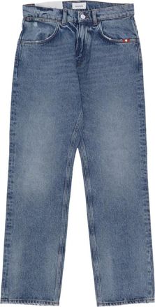 Amish Denim Herenjeans met Rechte Pijp - Heren - Regular Fit Jeans - Blauw - W36 - Denim - Jeans
