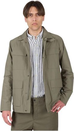 People of Shibuya Groene Field Jacket met Zakken - Heren - Zomerjassen - Groen - 3XL - Jassen