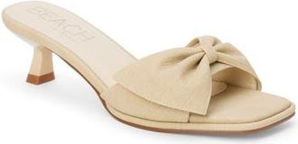 Matisse Footwear Pompano Kitten Heel Slide Sandal in Natural at Nordstrom, Size 11
