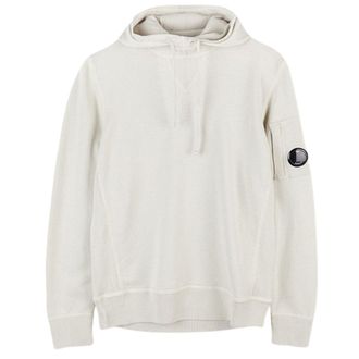 C.P. Company CP Company Lens Arm Beige Hoodie Heren