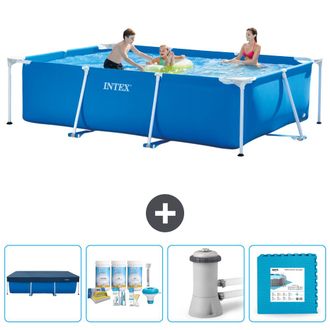 Intex Piscina Con Estructura Rectangular - 300x200x75 Cm - 7-piezas Scb2