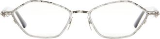 Kuboraum Ovale Brillen - Dames - Brillen - Geel - ONE Size - Accessoires