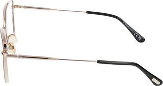 Tom Ford FT5667-B Eyeglasses - Gold