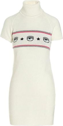 Chiara Ferragni Witte Korte Jurk - Dames - Kleedjes - Wit - XS - Kleedjes