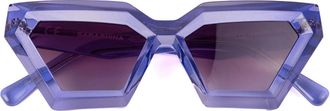 Saraghina ZEUS 589LLA Womens Sunglasses Purple Size 54