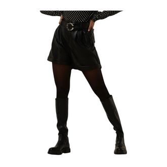 Suncoo Dames, Korte broeken, Zwart, Maat: XS Leer