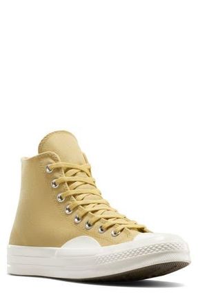 Converse Chuck 70 High Top Sneaker in Sandy Shore/egret/egret at Nordstrom Rack