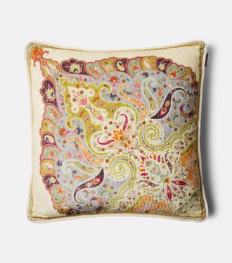 Etro Paisley cushion