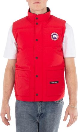 Canada Goose Red Freestyle Crew Down Vest, Size Small