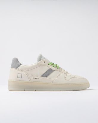 D.A.T.E. court 2.0 vintage calf white-grey