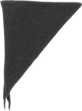 Extreme Cashmere Grey Bandana Cashmere-Blend Triangle Scarf