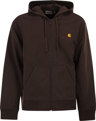 Carhartt Work in Progress Kapuzenpullover mit gesticktem Logo