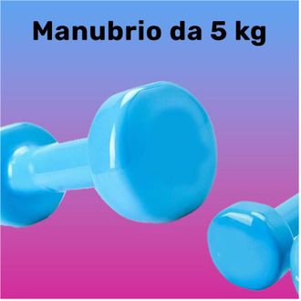 Trade Shop Trade Shop - Manubrio Singolo 5 Kg In Vinile Allenamento Esercizi Casa Palestra Workout Fit