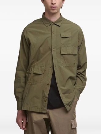 Barbour Shirtjack met meerdere zakken - Groen