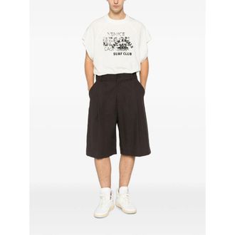 Palm Angels Graphic Print Cotton T-Shirt - White