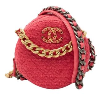 Chanel unisex, Pre-owned, Roze, Maat: ONE Size Leer