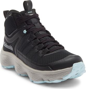 Columbia Escape Thrive Titanium OutDry Mid Hiking Shoe in Black/Marine Light at Nordstrom Rack, Size 7.5