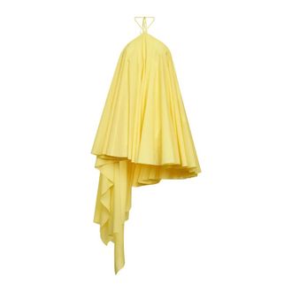 Jacquemus Short Dresses, female, Yellow, Size: S Triangle Mini Dress