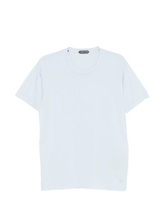 Tom Ford Mens T-Shirt Light Blue T-Shirts And Polos