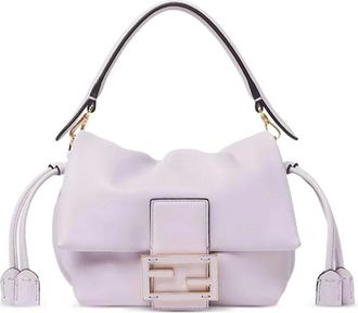 Fendi Handbags, female, Purple, Size: ONE SIZE Mamma Baguette Small
