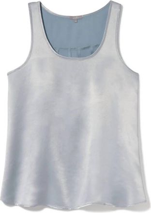 Pj Harlow Womens Laura Satin Tank In Morning Blue