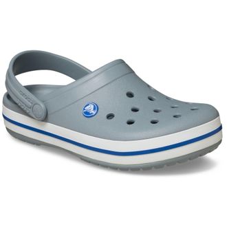 Crocs Crocband Rubber Mens Concrete Clogs - Grey - Size UK 7