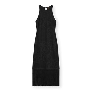 HUGO BOSS C Farseille 50559734 - Dames - Casual kleedjes - Zwart - S - Katoen - Kleedjes