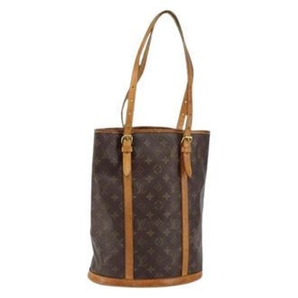Louis Vuitton Pre-owned Vintage Canvas Bucket Bag - Dames - Pre-owned - Bruin - Maat: ONE Size