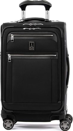 Travelpro Platinum Elite Softside Expandable 21 Carry On Spinner Luggage in Shadow Black at Nordstrom