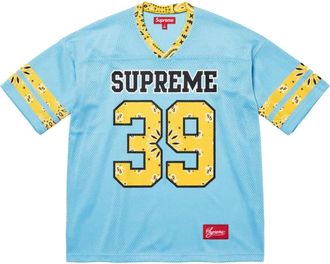 SUPREME T-shirt Bandana Football - Blu