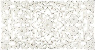 Atmosphera Decorazione da parete Fanny in legno intagliato 85x45cm - Atmosphera créateur dintérieur